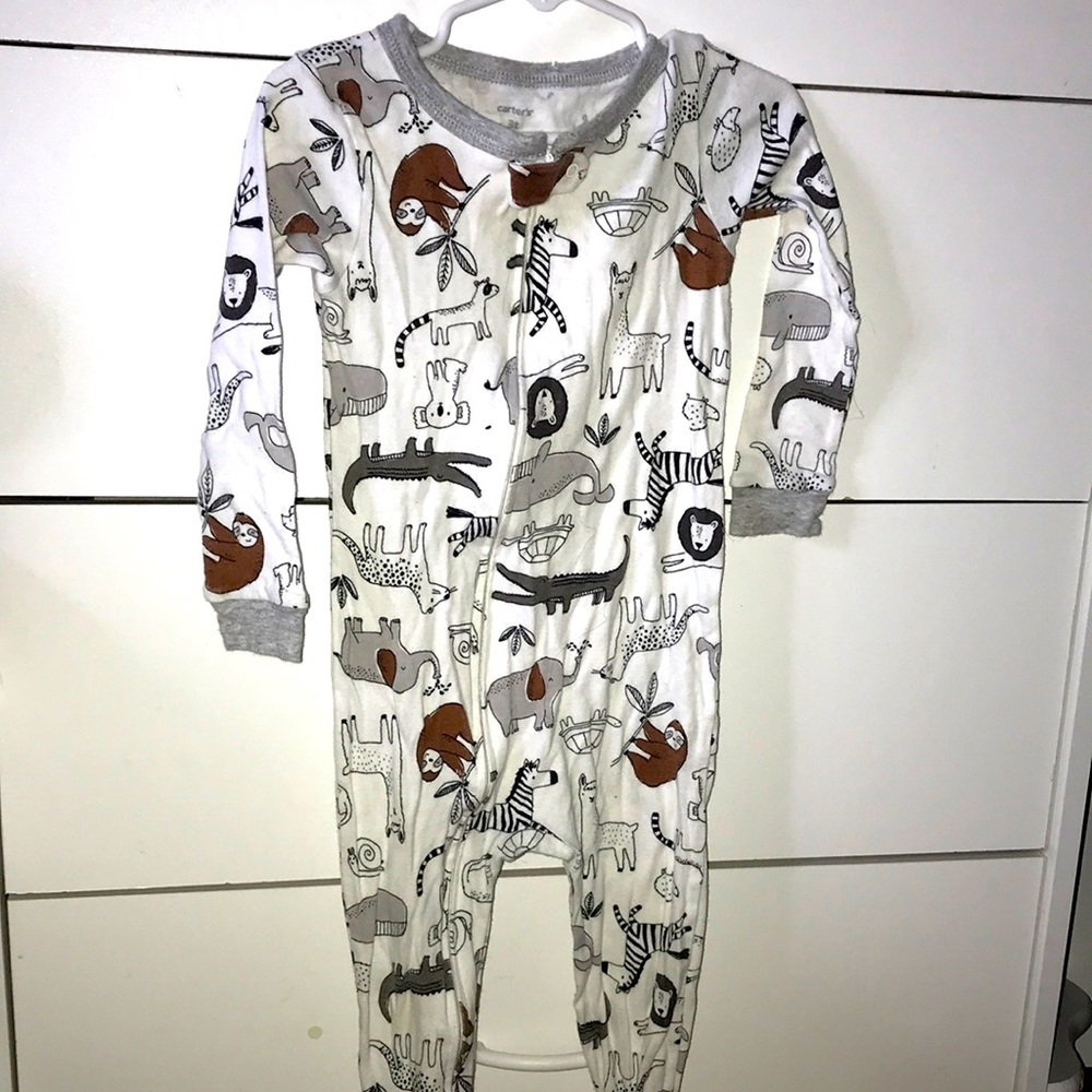 Jungle onesie pajamas